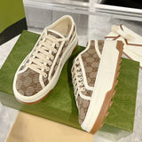 Women's Tennis 1977 Series Ebony Canvas Low-Top Chunky-Sole Sneakers| 746766 20Q20 9745