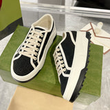 Women's Tennis 1977 Series Black Canvas Platform Sneakers |745997 20Q20 1043
