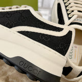 Women's Tennis 1977 Series Black Canvas Platform Sneakers |745997 20Q20 1043
