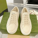 Women's Tennis 1977 Collection Oversized Beige Canvas Platform Sneakers |746767 20Q20 9044