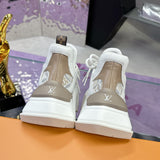 Women's Archlight Sneakers “Since 1854” Jacquard Fabric with White and Beige Leather Upper| 1A8FLI