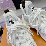 Women's Archlight Sneakers White & Black Rhinestone Special Edition / Starry Sequins Style |1AICTR