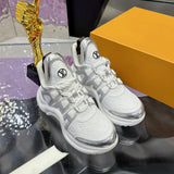 Women's Archlight Sneakers White/Silver Technical Fabric and Leather Combination| 1ABVFL