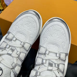 Women's Archlight Sneakers White/Silver Technical Fabric and Leather Combination| 1ABVFL