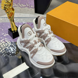 Archlight Sneakers in White Calfskin, Monogram Canvas, or Perforated Leather| 1AB318