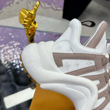 Archlight Sneakers in White Calfskin, Monogram Canvas, or Perforated Leather| 1AB318