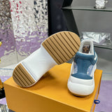 Women's Archlight Sneakers in Blue and White Denim Canvas |1AB30Q