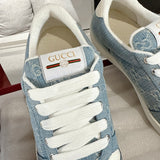 Men's Screener Series Blue Denim Jacquard Sneakers |576223-2KQ40-4467