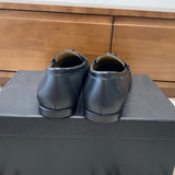 Women's Black Calfskin Double C Loafers with Stitching |G39396X5673094305