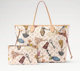 2026 Monogram Canvas Neverfull GM Handbag in a blend of linen and coated canvas M29449