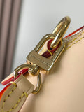 2026 Alma PM Beige Leather Handbag Monogram Pattern, Refined VVN Calfskin M27388