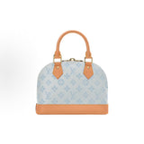 2026 Alma PM Handbag Glacier Blue  Monogram-coated canvas with calfskin trim M27526