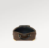 2026 Alma Trunk PM Handbag, Black Monogram Canvas M27216