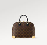 2026 Alma Trunk PM Handbag, Black Monogram Canvas M27216