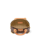 2026 Alma Trunk BB Handbag, Black + Orange Monogram Canvas M28105