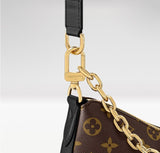 2026 Cookie BB Handbag in Brown Monogram-Printed Canvas M15056