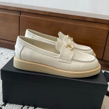 Women's Ivory Calfskin Moccasin/Loafer G46995-B22805-U5533