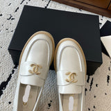 Women's Ivory Calfskin Moccasin/Loafer G46995-B22805-U5533