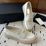 Women's Ivory Calfskin Moccasin/Loafer G46995-B22805-U5533