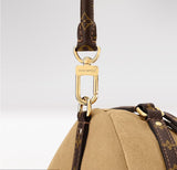 2026 Express MM Handbag in Hazelnut Brown Soft Suede M26358