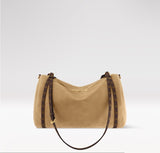 2026 Express MM Handbag in Hazelnut Brown Soft Suede M26358