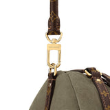 2026 Express MM Handbag Khaki Suede Calfskin M29230