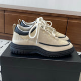 Women's White and Black Calfskin, Suede Calfskin, and Lambskin Sneakers| G46258 B21627 U3086