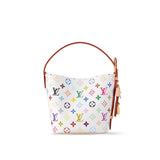 2026 All In BB Handbag in White Multicolor Monogram Coated Canvas M13089