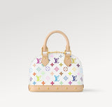2026 Limited-Edition White-Coated Canvas Collaboration Handbag M13078