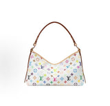 2026 White-Coated Canvas Collaboration Shoulder Bag M27578