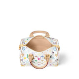 2026 Speedy Bandoulière 25 Handbag in Monogram Multicolore White Canvas M13085