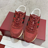 Women’s Re-Motion Sneakers (GG Nylon and Suede, Ancora Red) |832918 AAEZM 6144