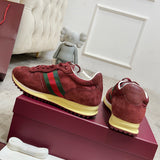 Women’s Re-Motion Sneakers (GG Nylon and Suede, Ancora Red) |832918 AAEZM 6144