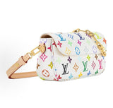2026 Monogram Multicolore Chain Bag in White Canvas M27492