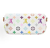 2026 Monogram Multicolore Chain Bag in White Canvas M27492