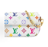 2026 Monogram Multicolore Chain Bag in White Canvas M27492
