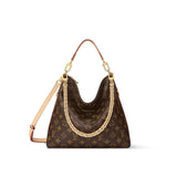 2026 Multipass Handbag Dark Brown Monogram-Coated Canvas M27825