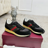 Re-Motion Series Men’s GG Canvas and Suede Sneakers (Black)| 832461 AAEW3 1042
