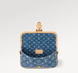 2026 Nano Diane Classic Baguette Bag Miniature Edition Blue Jacquard Denim M27700