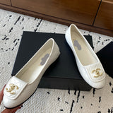 Women's Off-White Diamond-Quilted Sheepskin Loafers |G36646 X01000 0P193