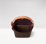 2026 All In GM Monogram Canvas Brown Bucket Bag M12926