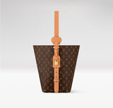 2026 All In GM Monogram Canvas Brown Bucket Bag M12926