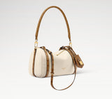 2026 Express PM Small Handbag in Vanilla Soft Calfskin M29392