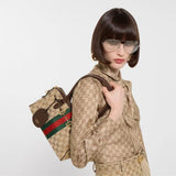 2026 Borsetto Series Brown Medium Boston Bag 866732 FAFV9 9653