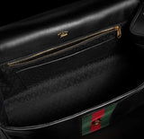 2026 Large Black Premium Leather Paparazzo Handbag 875019 AAGIQ 1053