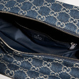 2026 Medium Boston Bag in Dark Blue Washed GG Denim 875228 FAF8V 4042