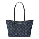 2026 Large Blue Washed GG Denim Tote Bag 874745 FAF8V 4042