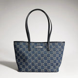 2026 Large Blue Washed GG Denim Tote Bag 874745 FAF8V 4042