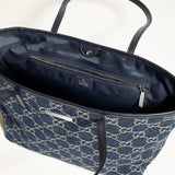 2026 Large Blue Washed GG Denim Tote Bag 874745 FAF8V 4042