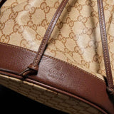 2026 Dark Brown GG-Coated Canvas Small Bucket Bag A002GW FAF79 8547